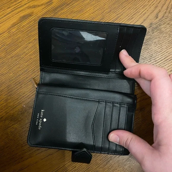 Kate Spade Black Leather Wallet - Picture 6 of 7